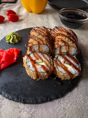 ТЕМПУРА ОМЛЕТ С БЕКОНОМ