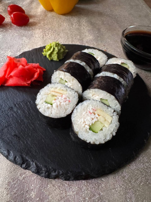 КРАБ С ОМЛЕТОМ