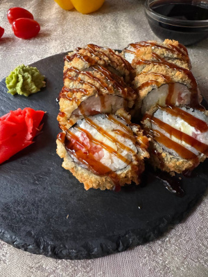 ТЕМПУРА ОМЛЕТ С ПОМИДОРАМИ